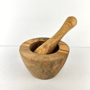 Olive Wood Mortar & Pestle